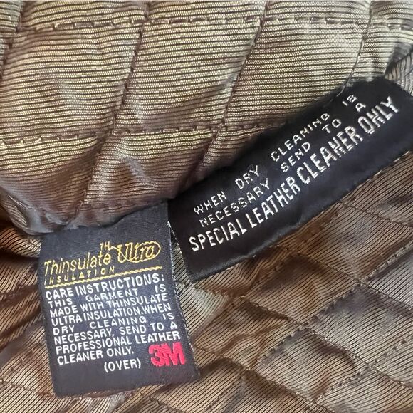 Vintage Wilson M Julian Men's Leather Jacket with Zip in Liner  Black Size 1X - Picture 7 of 15